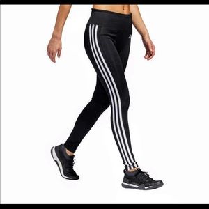 NWT Adidas Three Stripe Leggings